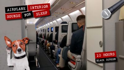 Airplane interior sounds