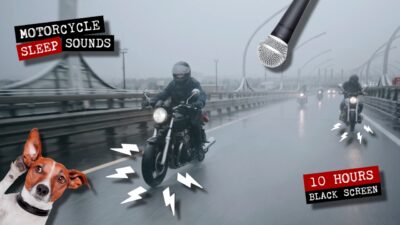 Motorcycle sounds for driving