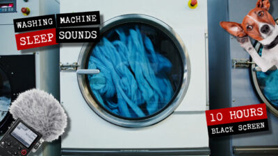 Washing machine sounds for sleep